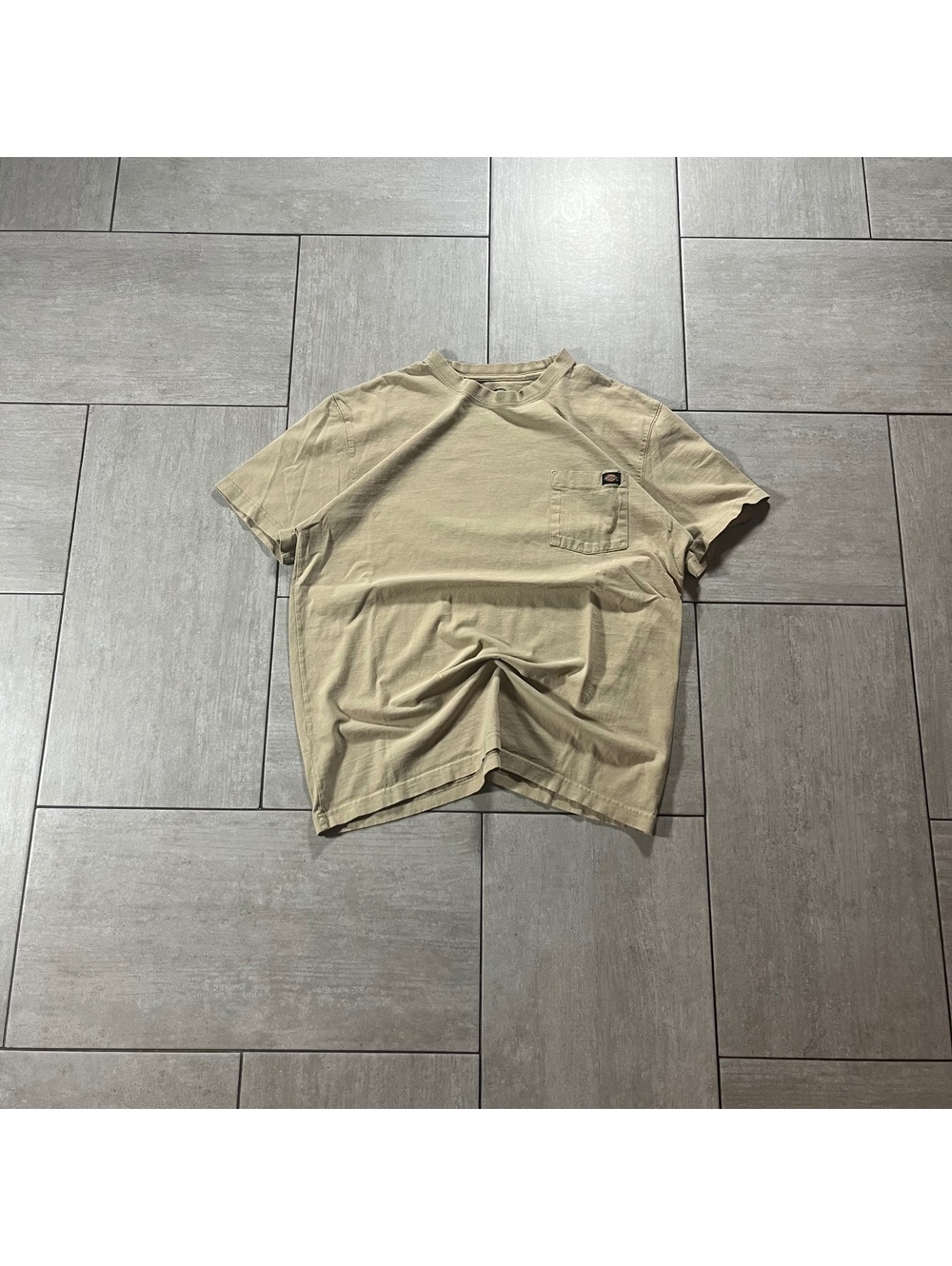 Dickies Beige Pocket T-Shirt XL Casual Streetwear